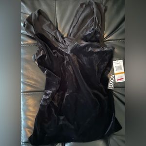 Black Velvet Tank Shirt